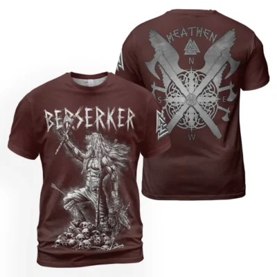 Berserker T Shirt – Epic Norse T Shirts For Fearless Warrior Spirit