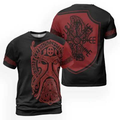 Viking T Shirts – Odin Viking Knot Patterns Sacred Design