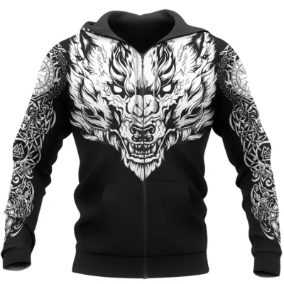 Viking Hoodies – Wolf Hoodies – Norse Wolf Symbol Primal Spirit Viking Hoodies – Wolf Hoodies – Norse Wolf Symbol Primal Spirit