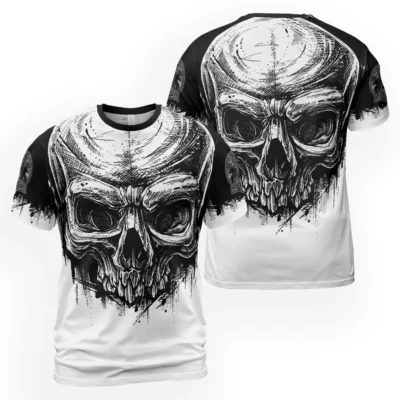Mens Viking Shirt – Viking Skull Drawing Bold Warrior Design Mens Viking Shirt – Viking Skull Drawing Bold Warrior Desig