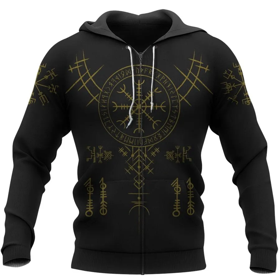 Hoodie Viking – The Helm of Awe Legendary Protection Hoodie Viking – The Helm of Awe Legendary Protection
