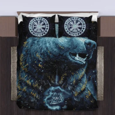 Viking Quilt Bedding Set – Viking Bear Art Primal Strength Viking Quilt Bedding Set – Viking Bear Art Primal Strength