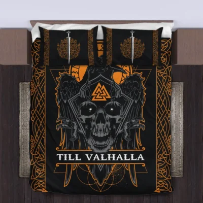 Viking Quilt Bedding Set – Until Valhalla Eternal Honor