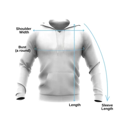 Hoodie Guide Size vikingzon