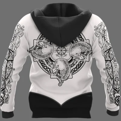 Hoodie Viking – Hoodie Skull – Norse Axe Warrior Design