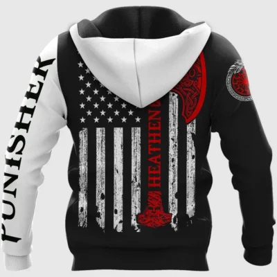 Hoodie Viking – Skull Art Until Valhalla Hoodie Warrior Legacy