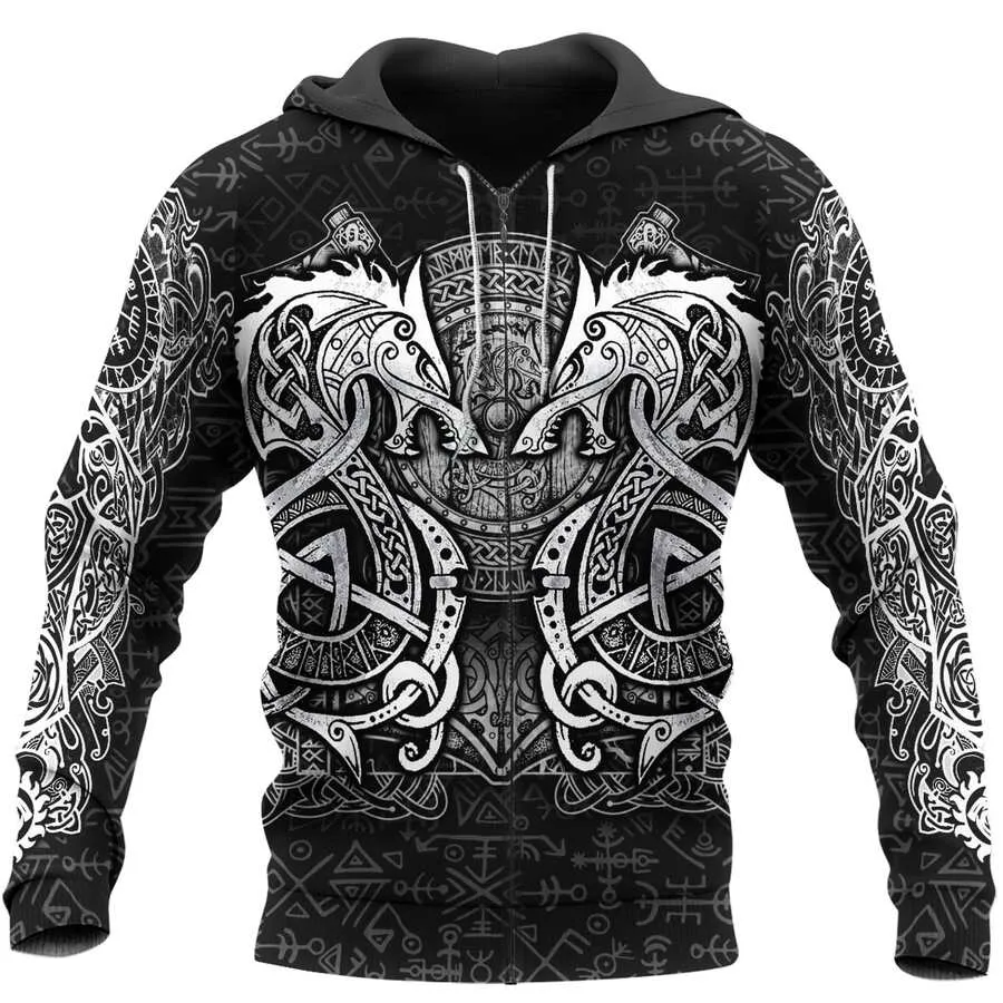 Hoodie Viking – Fenrir Rune – Mythos Mjolnir Epic Design Hoodie Viking – Fenrir Rune – Mythos Mjolnir Epic Design