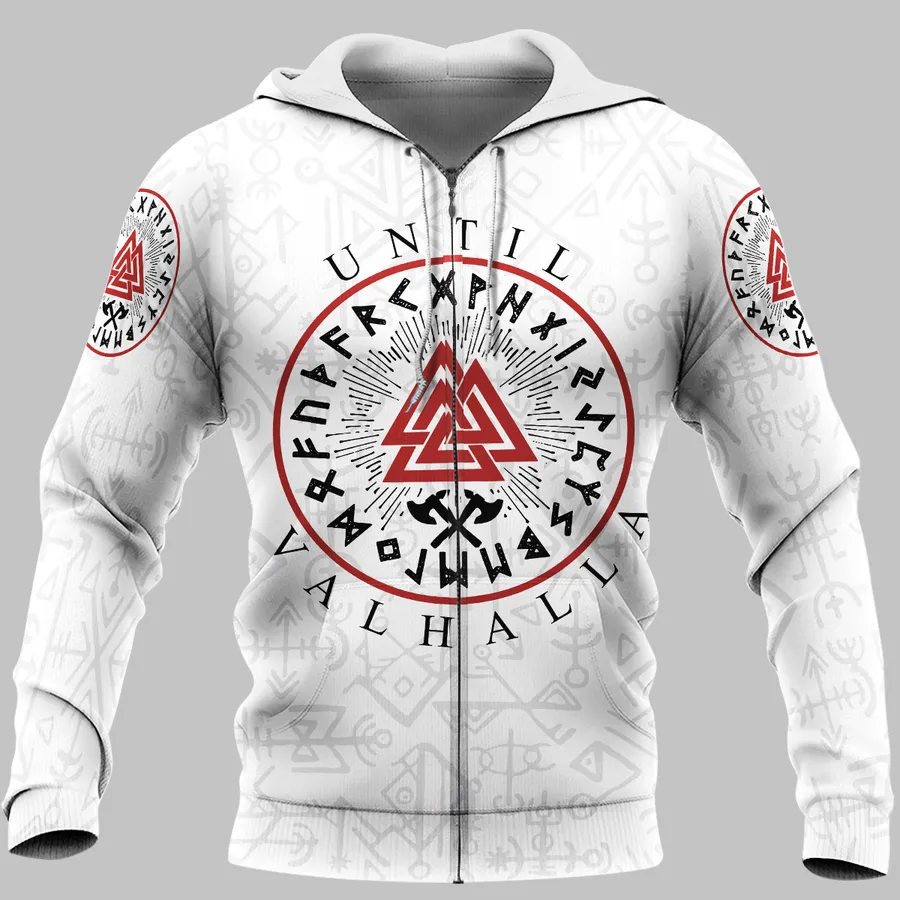 Viking Hoodie – Norse Symbol Until Valhalla Hoodie Eternal Resolve Viking Hoodie – Norse Symbol Until Valhalla Hoodie Eternal Resolve