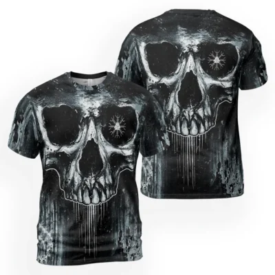 Viking Shirts – Viking Skull In Decay Art Savage Design Viking Shirts – Viking Skull In Decay Art Savage Design