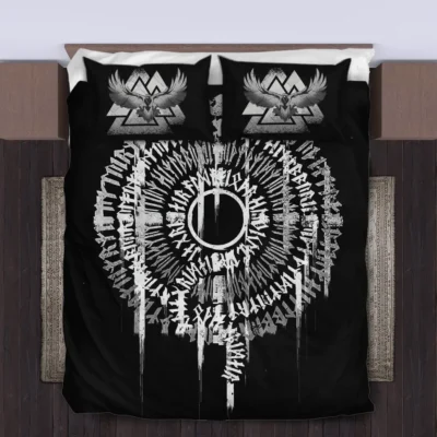 Viking Quilt Bedding Set – Viking Protection Rune Sacred Design