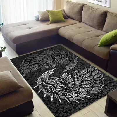 Viking Rug - Viking Celtic Legacy - Viking Raven Spirit Decor Viking Rug - Viking Celtic Legacy - Viking Raven Spirit Decor