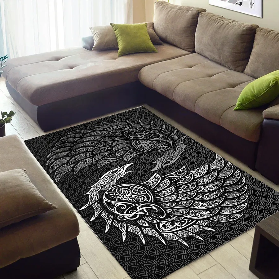 Viking Rug - Viking Celtic Legacy - Viking Raven Spirit Decor Viking Rug - Viking Celtic Legacy - Viking Raven Spirit Decor