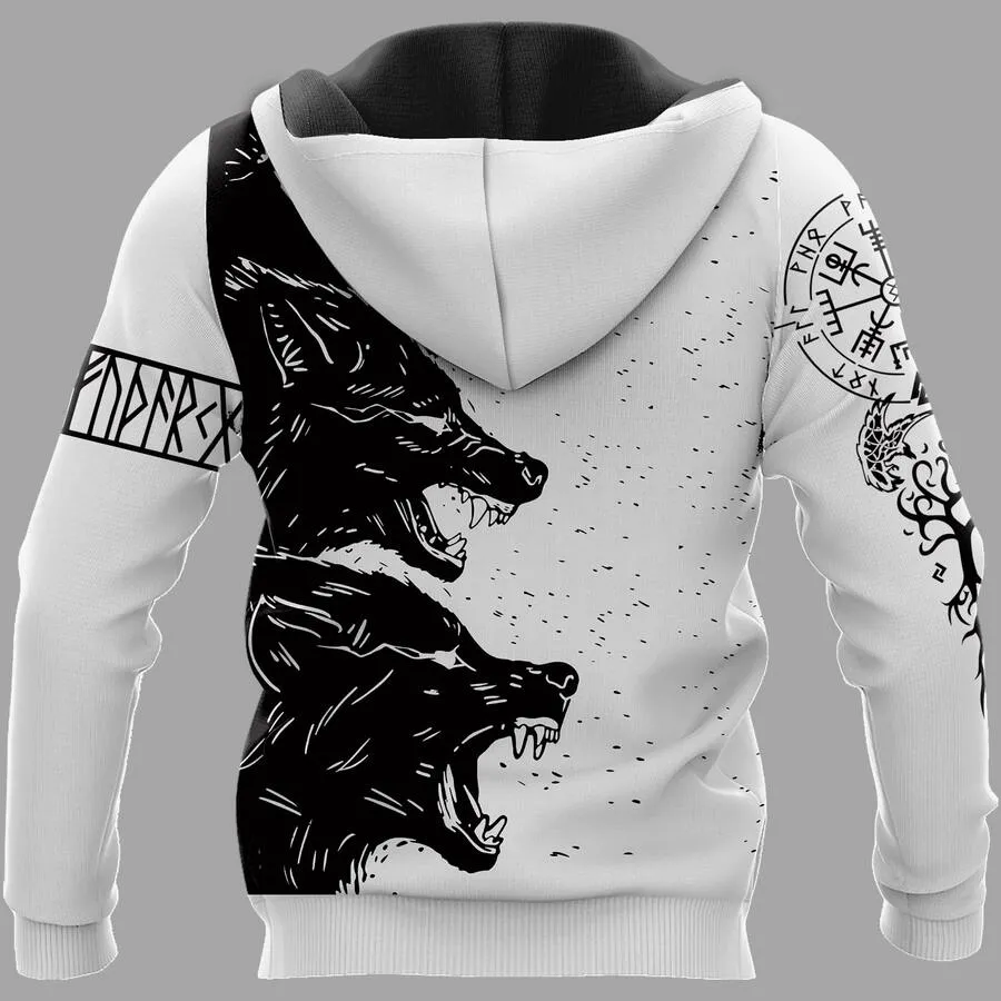 Viking Hoodie – Fenrir Clothing – Norse Wolf Art Primal Strength Viking Hoodie – Fenrir Clothing – Norse Wolf Art Primal Strength