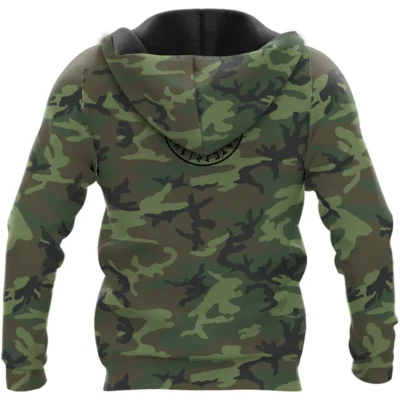 Viking Hoodie – Son of Odin – Tree of Life Symbols Camo Heritage