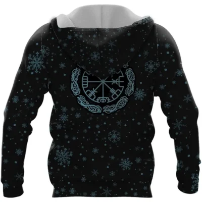 Viking Hoodie – Symbol Vegvisir – Fenrir Clothing Legendary Spirit