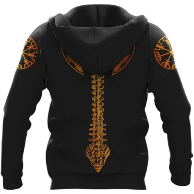 Viking Hoodie – The Viking Compass Skull Hoodie Legendary Style