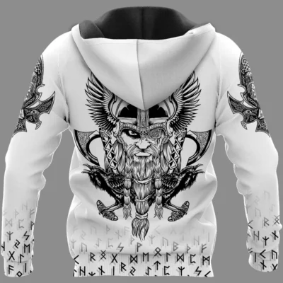 Viking Hoodie – Viking Bear Symbol Strength Design