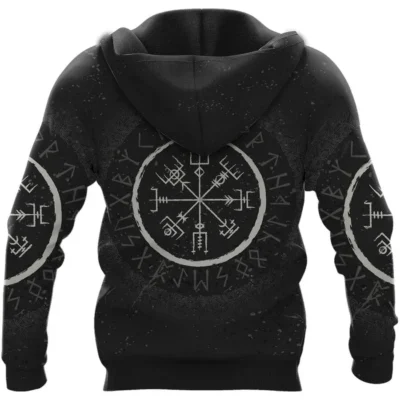 Viking Hoodies – King Ragnar – Valhalla Awaits Legendary Art