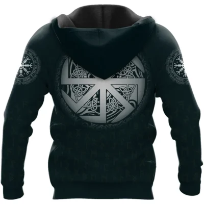 Viking Hoodies – Munin and Hugin – Valknut Symbol Mystic Design