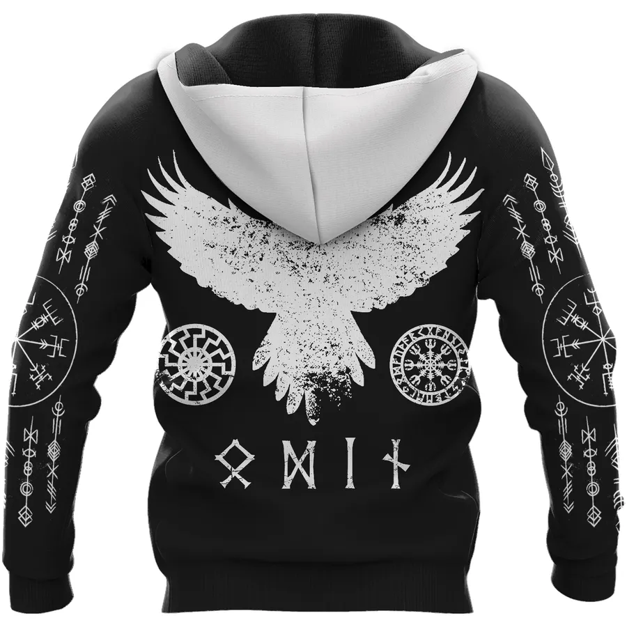Viking Hoodies – Norse Mythology Bears – Viking Raven Symbol Power Viking Hoodies – Norse Mythology Bears – Viking Raven Symbol Power
