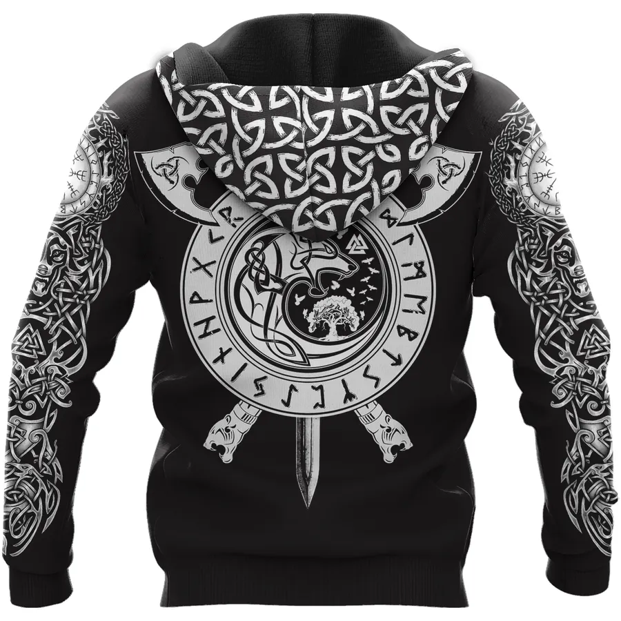 Viking Hoodies – Wolf Hoodies – Norse Wolf Symbol Primal Spirit Viking Hoodies – Wolf Hoodies – Norse Wolf Symbol Primal Spirit