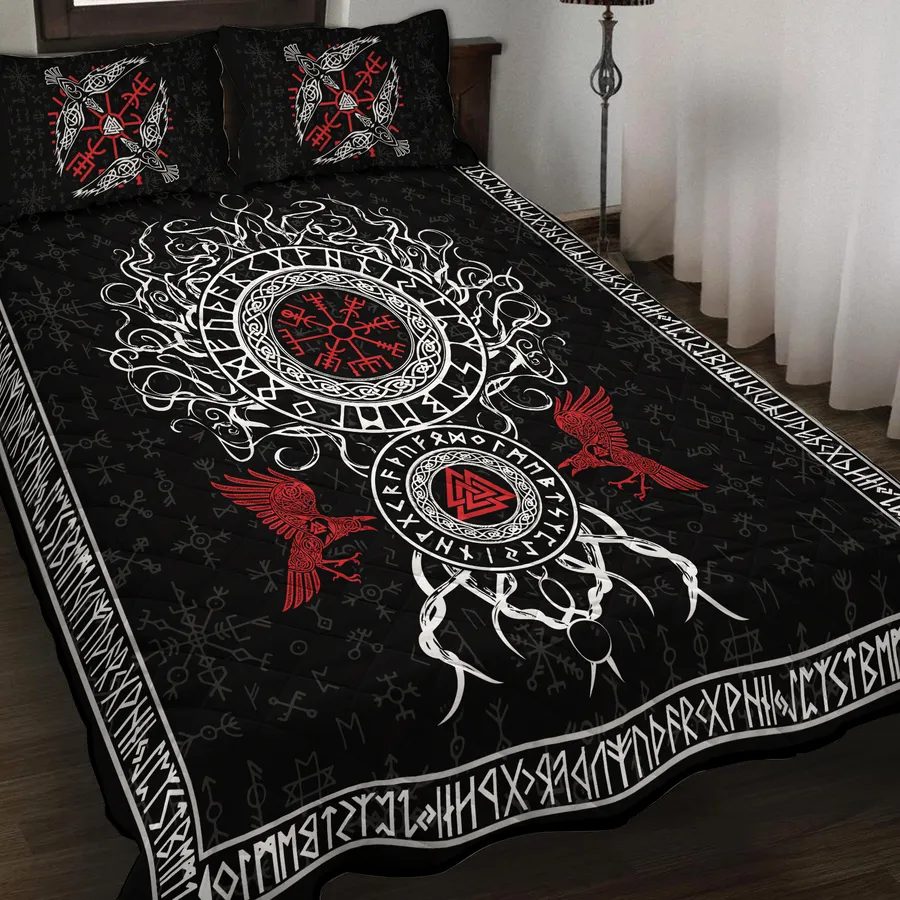 Viking Quilt Bedding Set – Celtic Knot Tree of Life Sacred Unity Viking Quilt Bedding Set – Celtic Knot Tree of Life Sacred Unity