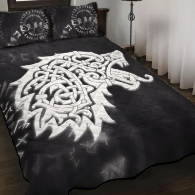 Viking Quilt Bedding Set – Fenrir Art – Viking Celtic Heritage