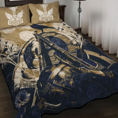 Viking Quilt Bedding Set – Raven Norse Axe Art Bold Legend Viking Quilt Bedding Set – Raven Norse Axe Art Bold Legend