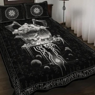Viking Quilt Bedding Set – Tree of Life Quilt Timeless Harmony