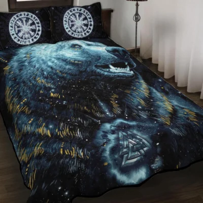 Viking Quilt Bedding Set – Viking Bear Art Primal Strength Viking Quilt Bedding Set – Viking Bear Art Primal Strength