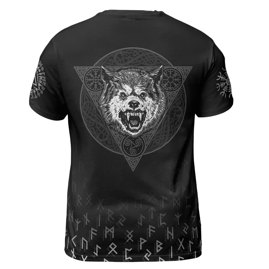 Viking Shirt – Viking Symbol for Wolf Power Design Viking Shirt – Viking Symbol for Wolf Power Design