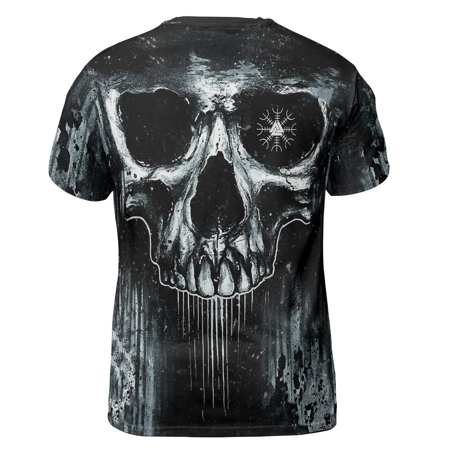 Viking Shirts – Viking Skull In Decay Art Savage Design Viking Shirts – Viking Skull In Decay Art Savage Design