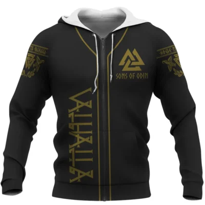 Viking Hoodie – Valhalla Clothing – Sons of Odin Eternal Honor