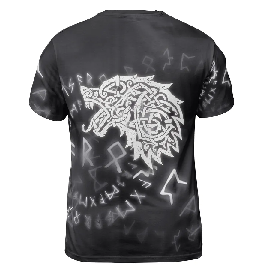 Berserker T Shirt – Bold Wolf Tee Shirts With Ancient Runes Berserker T Shirt – Bold Wolf Tee Shirts With Ancient Runes