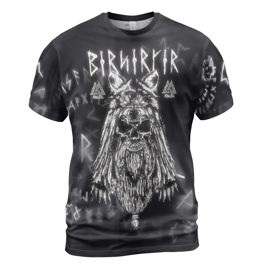 Berserker T Shirt – Bold Wolf Tee Shirts With Ancient Runes Berserker T Shirt – Bold Wolf Tee Shirts With Ancient Runes
