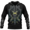 Hoodie Viking – Fenrir Artwork – Odin Art Legendary Style