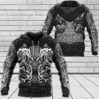 Hoodie Viking – Fenrir Rune – Mythos Mjolnir Epic Design Hoodie Viking – Fenrir Rune – Mythos Mjolnir Epic Design