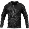 Hoodie Viking – Jormungandr Rune – Fenrir Art Wild Legend