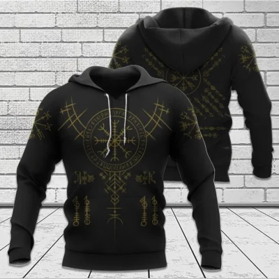 Hoodie Viking – The Helm of Awe Legendary Protection Hoodie Viking – The Helm of Awe Legendary Protection