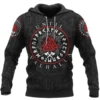 Hoodie Viking – Until Valhalla Hoodie – Viking Valknut Symbol Legacy