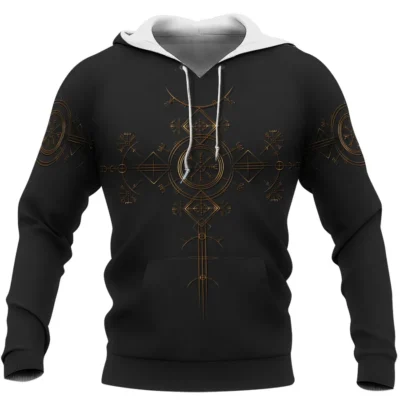 Hoodie Viking – Vegvisir Viking Compass Guiding Power