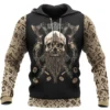 Valhalla Hoodie – Hoodie Viking With Beard Skull And Axe Design Valhalla Hoodie – Hoodie Viking With Beard Skull And Axe Design