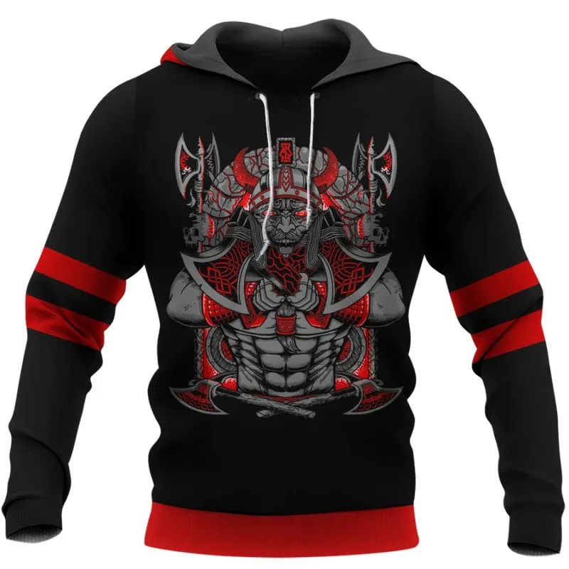 Viking Hoodie Featuring Jormungandr Son Of Loki And Angrboda Epic Norse