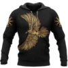 Viking Hoodie – Helm of Awe – Norse Raven Hoodie Sacred Power
