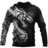 Viking Hoodie – Jormungandr Rune Serpent Strength Viking Hoodie – Jormungandr Rune Serpent Strength
