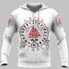 Viking Hoodie – Norse Symbol Until Valhalla Hoodie Eternal Resolve