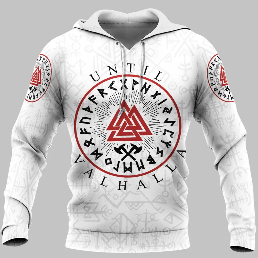 Viking Hoodie – Norse Symbol Until Valhalla Hoodie Eternal Resolve Viking Hoodie – Norse Symbol Until Valhalla Hoodie Eternal Resolve