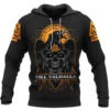 Viking Hoodie – Til Valhalla Hoodie – Raven Viking Spirit