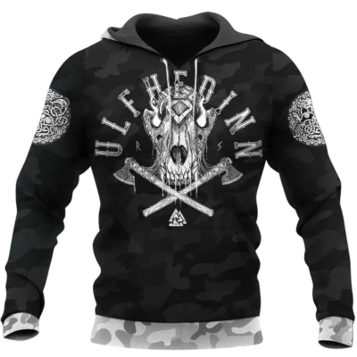 Viking Hoodie – Ulfhedinn – Until Valhalla Hoodie Legendary Spirit