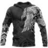 Viking Hoodie – Viking Celtic Raven Hoodie Mystic Heritage